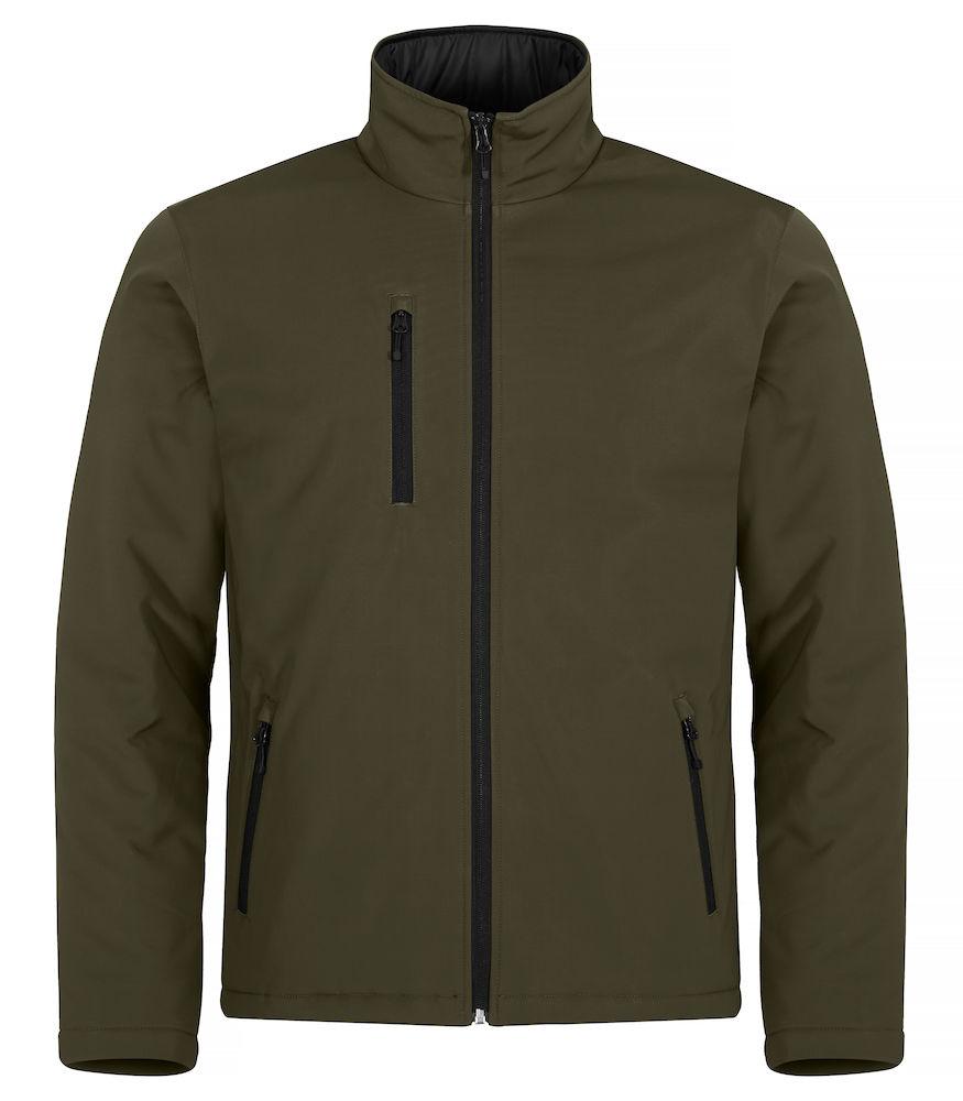 Softshell Verde Militare Giubbino Imbottito da Lavoro Tempo Libero Impermeabile Traspirante Taglie Forti