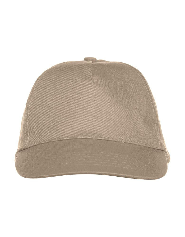 Cappellino Texas Beige Cappellino 5 Pannelli Chiusura Velcro