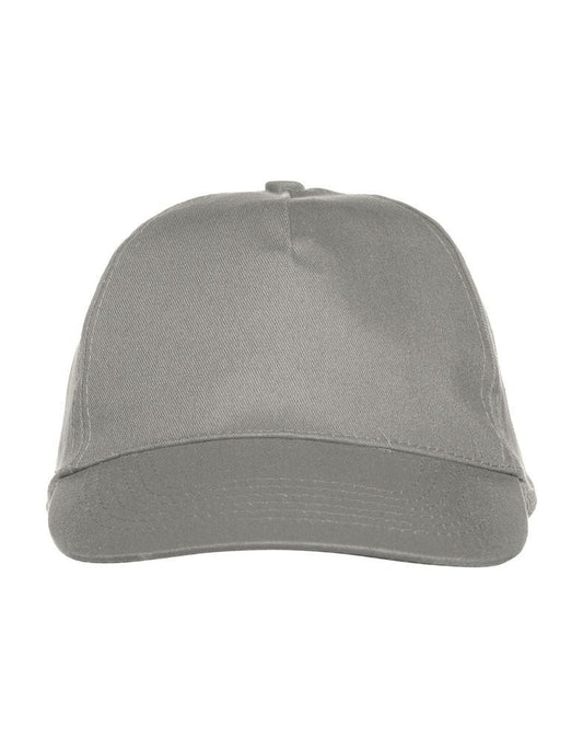Cappellino Texas Grigio Cappellino 5 Pannelli Chiusura Velcro