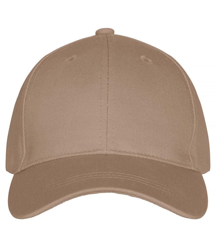 Cappellino Classic Sabbia Cappellino con Visera 6 Pannelli Chiusura con Velcro Peso Medio