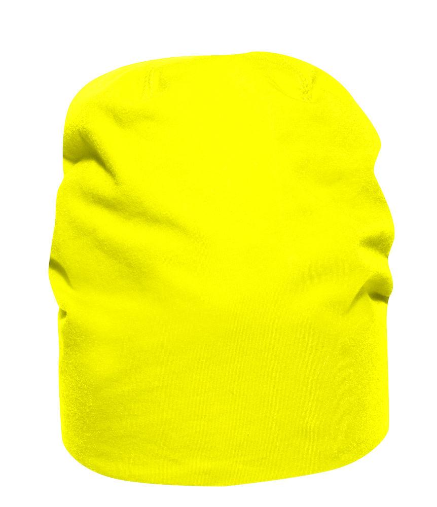 Cuffia Saco Giallo Fluo Alta Visibilità Cappellino Elasticizzato in Cotone