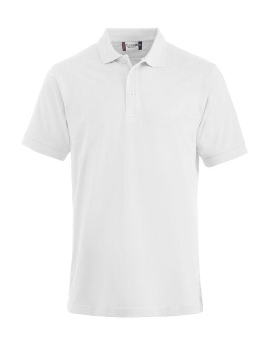 Polo Lincoln Oversize Bianco Polo Uomo Taglio Americano
