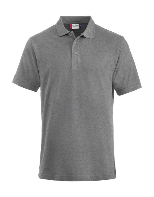Polo Lincoln Oversize Grigio Melange Polo Uomo Taglio Americano