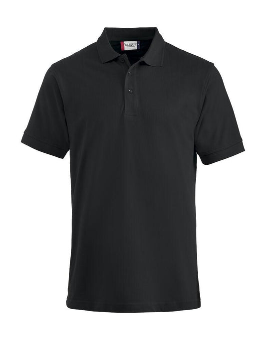 Polo Lincoln Oversize Nero Polo Uomo Taglio Americano