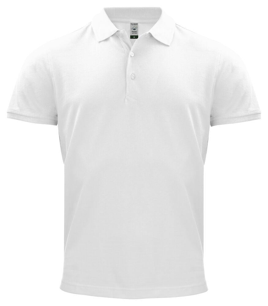 Polo Classic Organico Bianco Polo Uomo Manica Corta Ecosostenibile