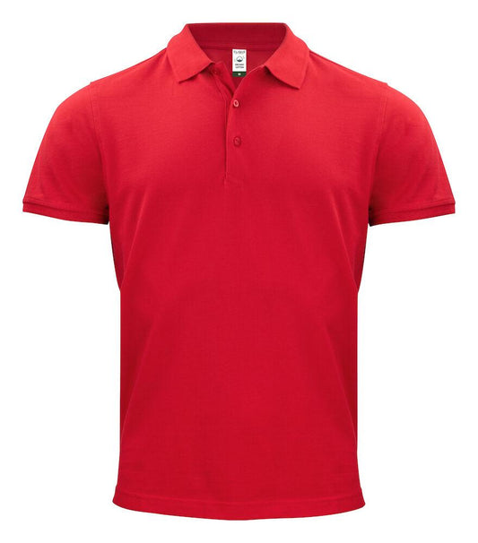 Polo Classic Organico Rosso Polo Uomo Manica Corta Ecosostenibile