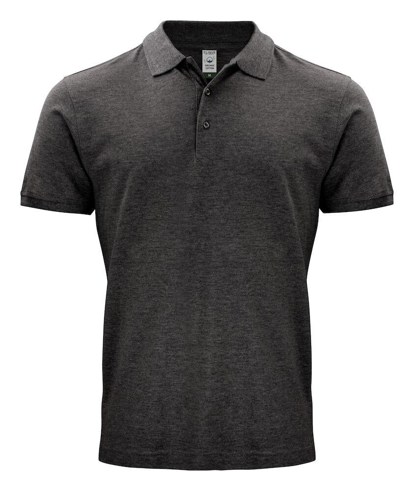 Polo Classic Organico Antracite Melange Polo Uomo Manica Corta Ecosostenibile