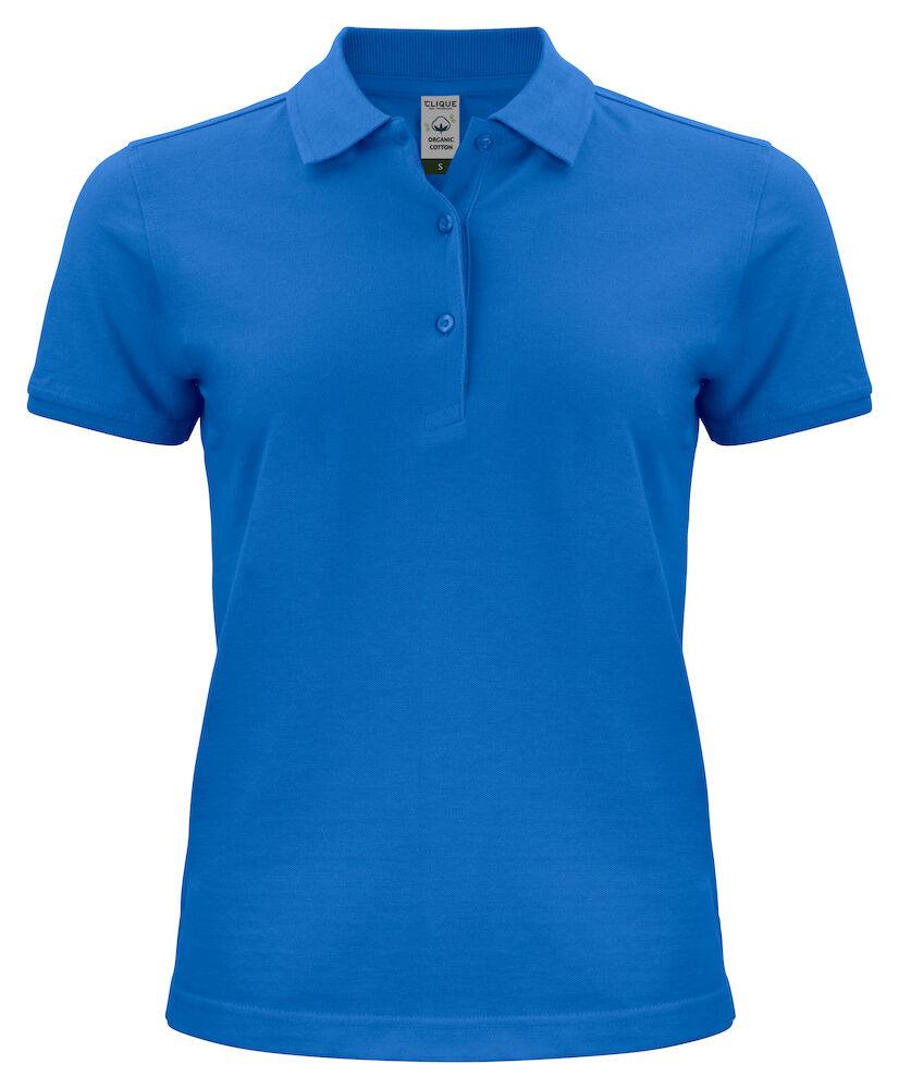 Polo Classic Organico Royal Azzurro Polo Donna Manica Corta Ecosostenibile