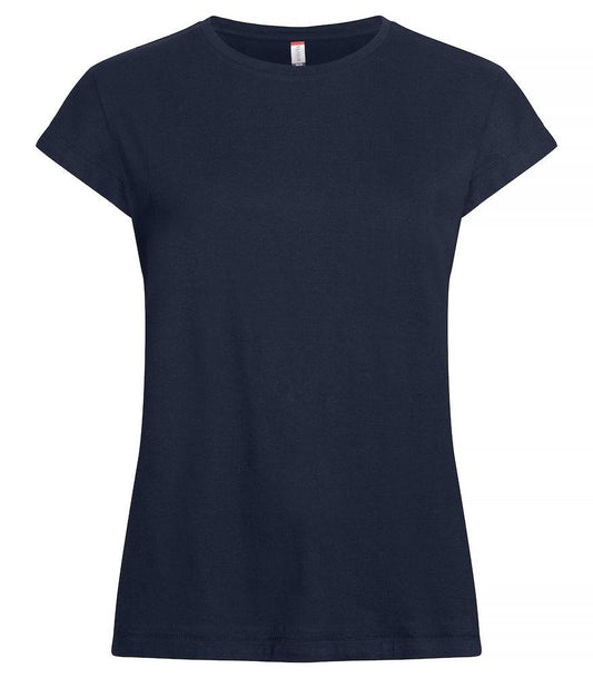 Fashion Top Blu Maglietta Donna Manica Americana