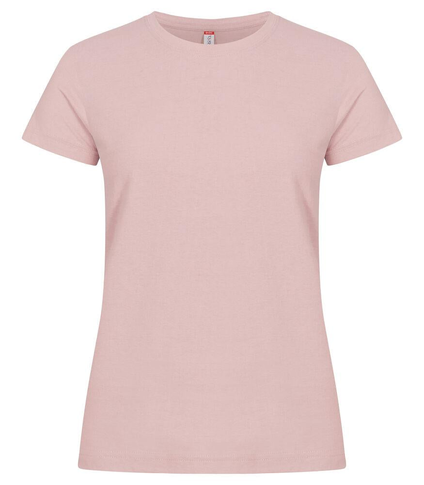T-Shirt Donna Clique Basic Rosa Confetto 145 gr