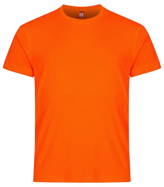 Basic Active-T Arancio HV T-Shirt Tessuto Tecnico Sportivo Asciugatura Rapida