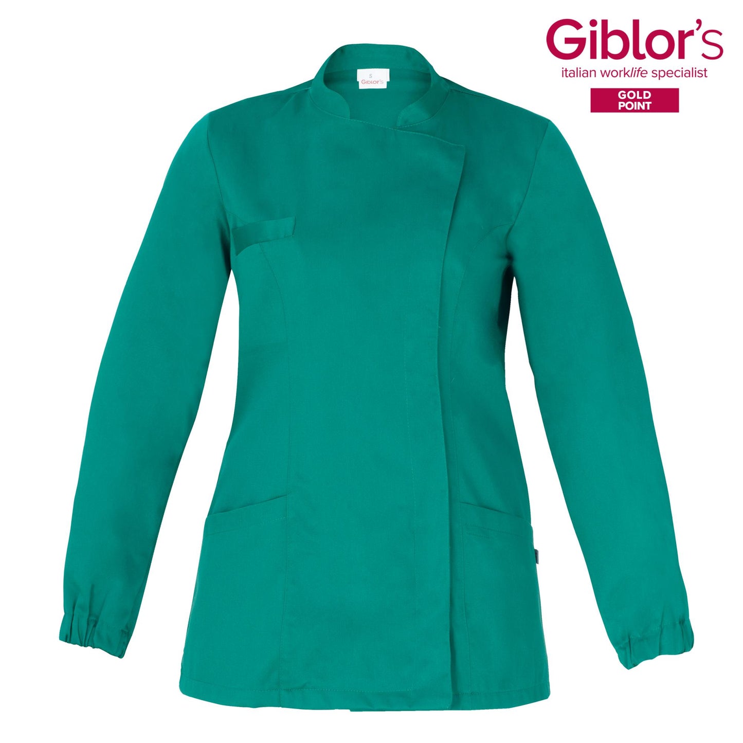 Casacca Amanda Verde Manica Lunga Casacca Donna Dottoressa Farmacista Dentista Infermiera asa oss