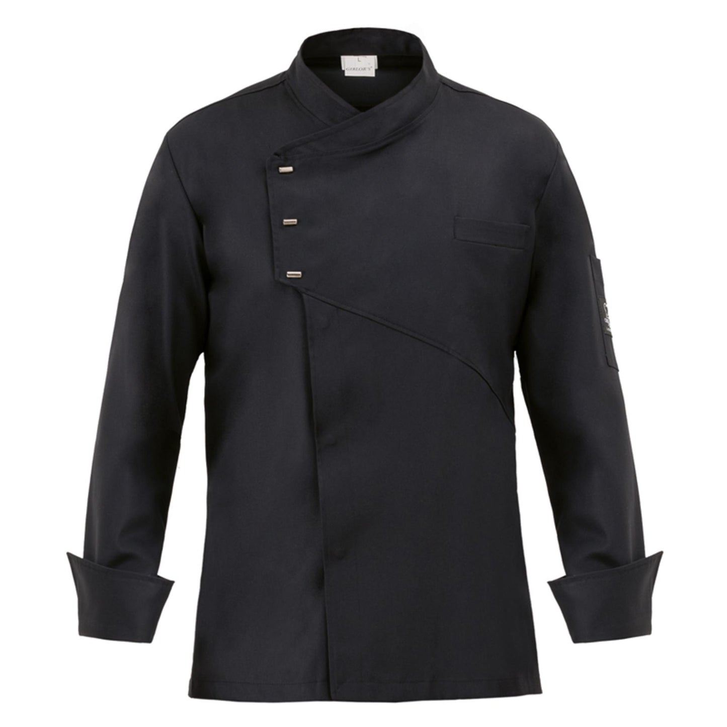 Giacca Emanuel Nero Giacca Cuoco Manica Lunga