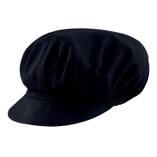 Berrettino Nero Elasticizzato Cappello in Rete con Visiera