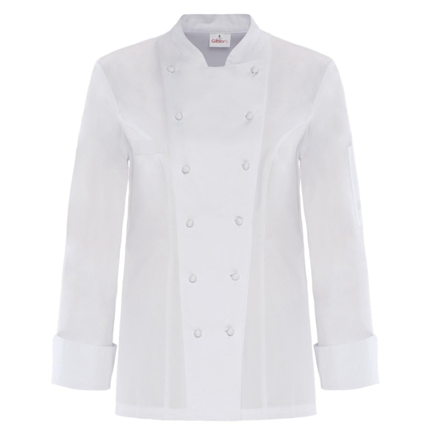 Giacca Diana Bianco Giacca Cuoca Manica Lunga