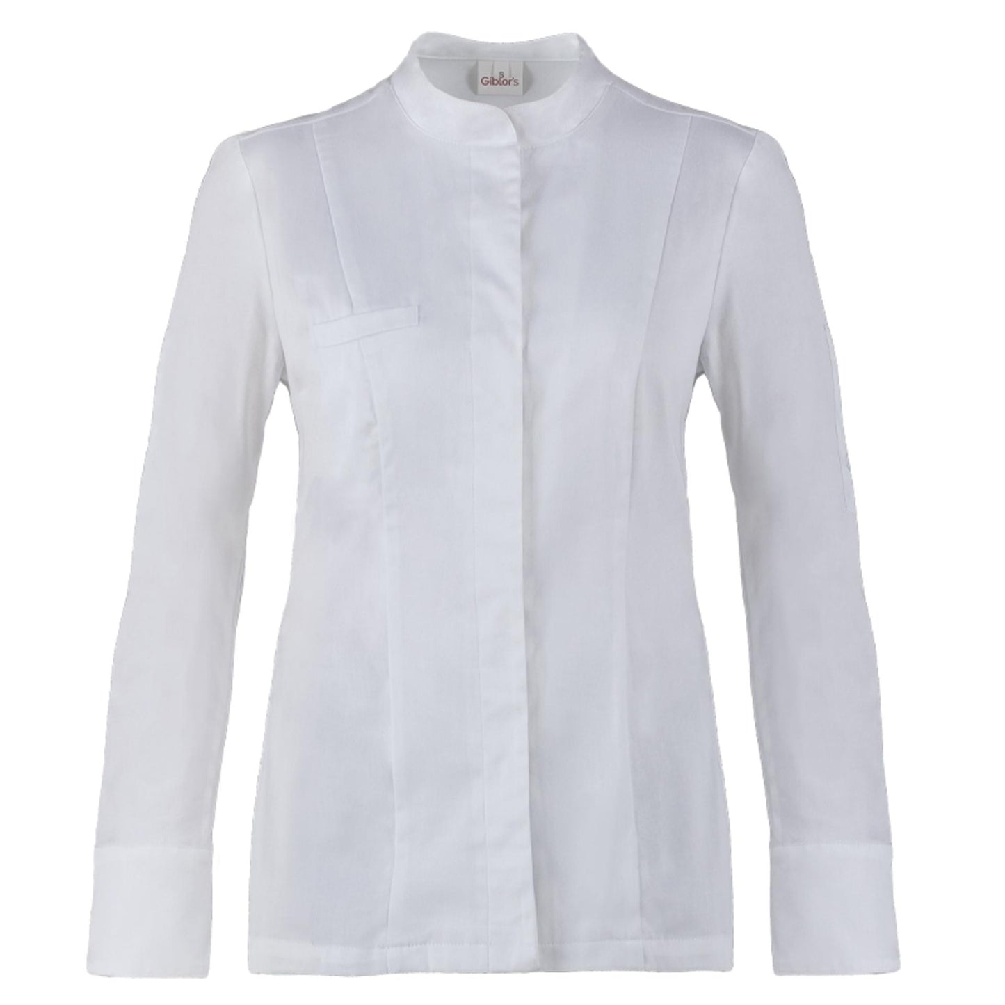 Giacca Denise Bianco Facile Stiro Elasticizzata Giacca Chef Stretch Bianca