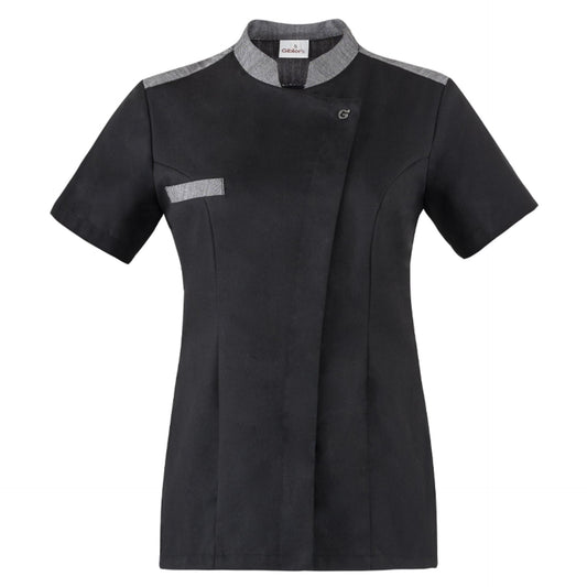 Giacca Ida Nero Casacca Donna Cucina Estetica Acconciature Manica Corta