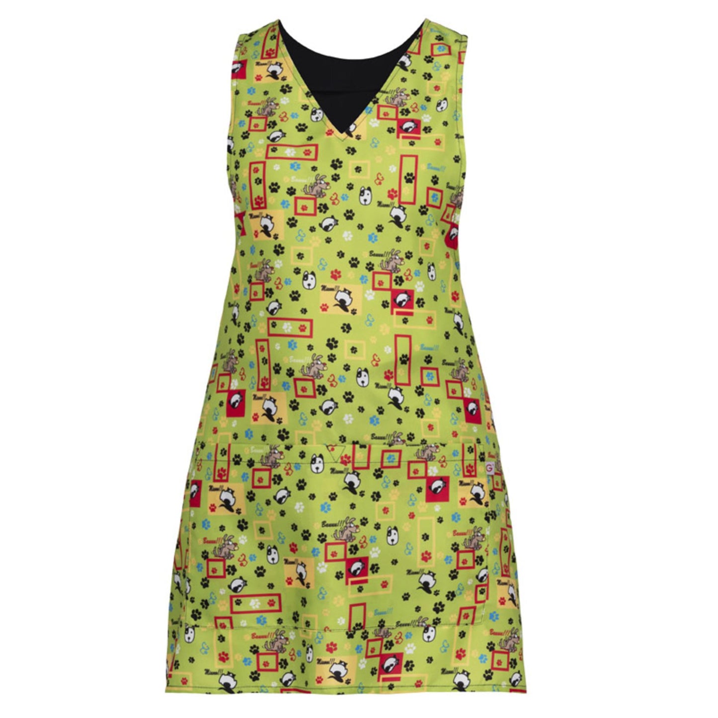 Copriabito London Fantasia Cane&Gatto Smanicato Donna No Stiro Stampato