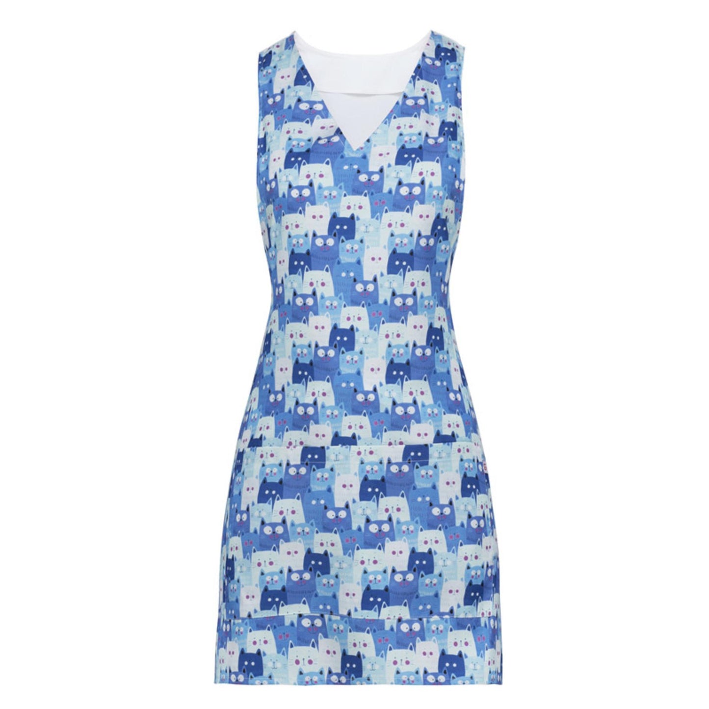 Copriabito London Fantasia Gatti Smanicato Donna No Stiro Stampato