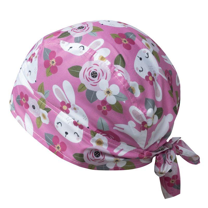 Bandana Urano Fantasia Coniglietti Tessuto Antibatterico Bandana Cucina Stampata