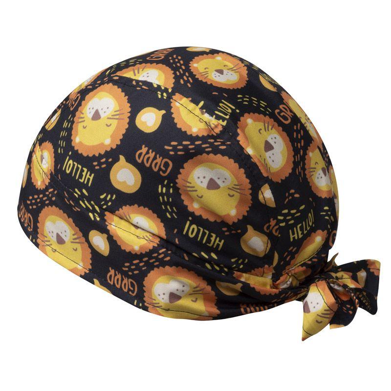 Bandana Urano Fantasia Leone Tessuto Antibatterico Bandana Cucina Stampata