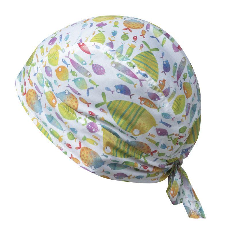 Bandana Urano Fantasia Pesci Tessuto Antibatterico Bandana Cucina Stampata