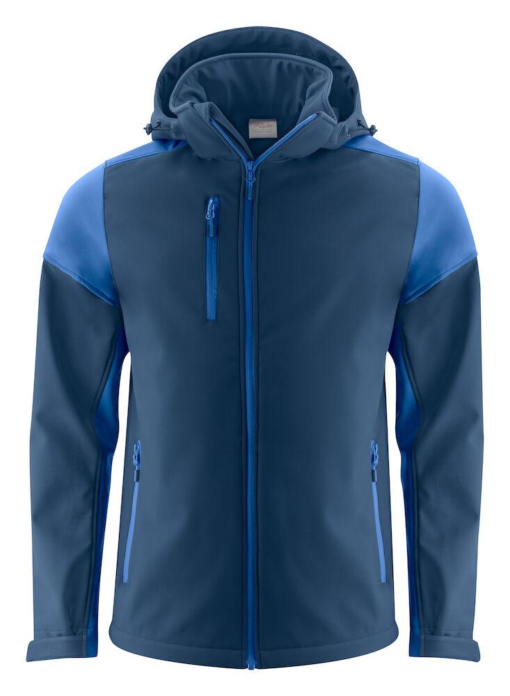 Giacca Softshell Navy Royal Giacca Ecosostenibile Antivento Traspirante Impermeabile