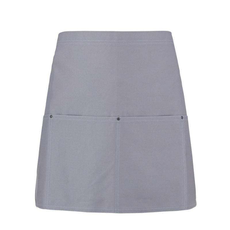 Grembiule Seattle Grigio Grembiule Cuoco con Tasconi Cameriere Osteria Pub