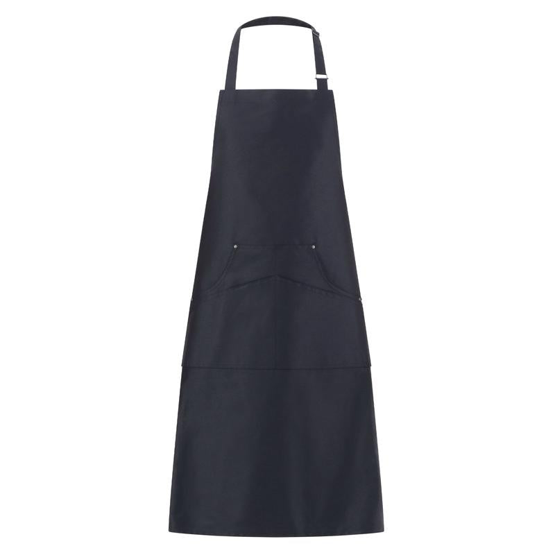 Grembiule Chicago Nero Grembiule Cuoco con Tasconi Regolabile Pettorina Cameriere Osteria