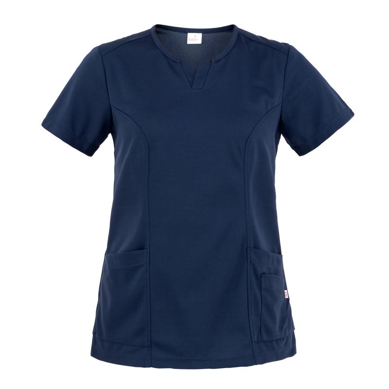 Casacca Donna Erika Blu Traspirante in Rete Elasticizzata Casacca Estetista Casacca Parrucchiera
