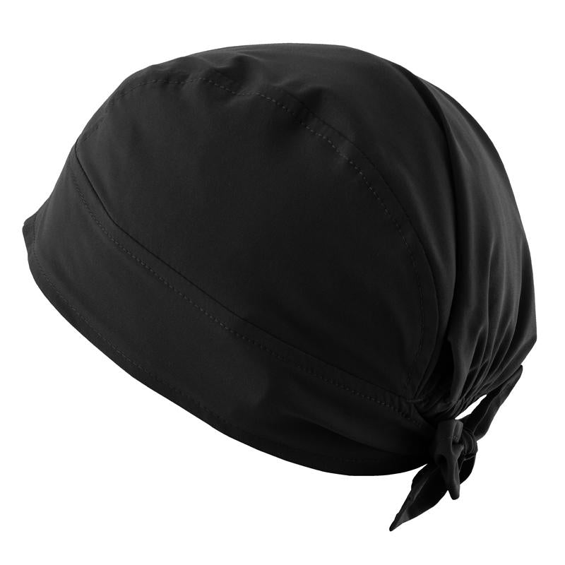 Bandana Urano Nero Microfibra Traspirante Copricapo Medicale Cucina Antibatterico