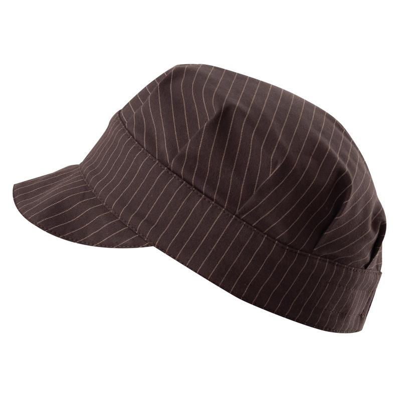 Cappello Tommy Marrone Gessato appellino con Inserti Banconiere Commessa