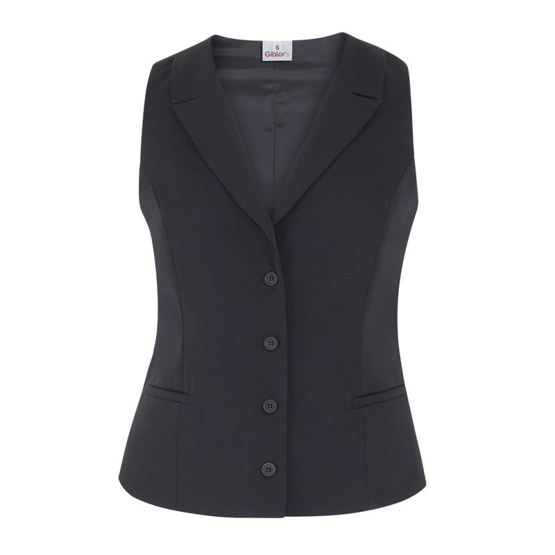 Gilet Dalila Nero Gilet Donna Collo Scialle