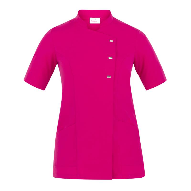 Casacca Greta Fucsia Casacca Donna Manica Corta Medicale Estetica Acconciature Infermiera