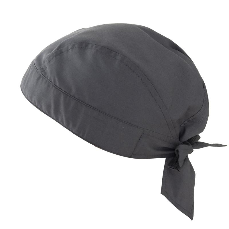 Bandana Marte Grigio Unito Copricapo Cuoco con Tergisudore