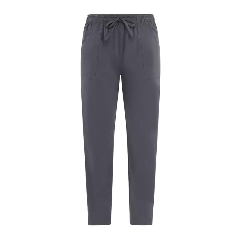 Pantalone Microfibra Alan Grigio Pantalone Leggero No Stiro