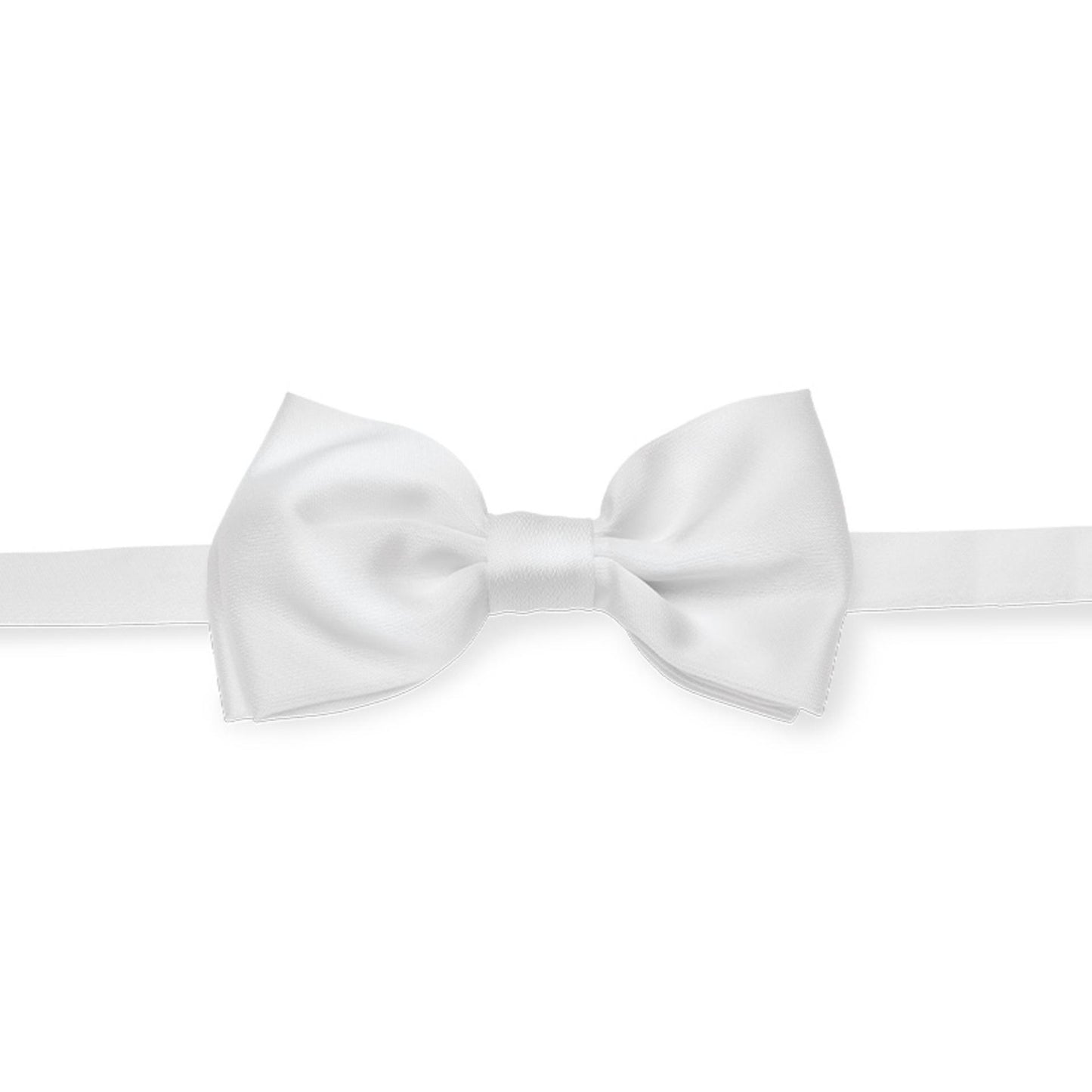 Papillon Classico Bianco Raso Cravattino Cameriere