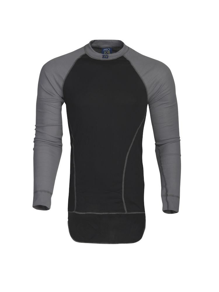 Maglia Termica Projob Nero L Maglia Tessuto Tecnico Trasiprante Antifreddo BAsse TEmperature