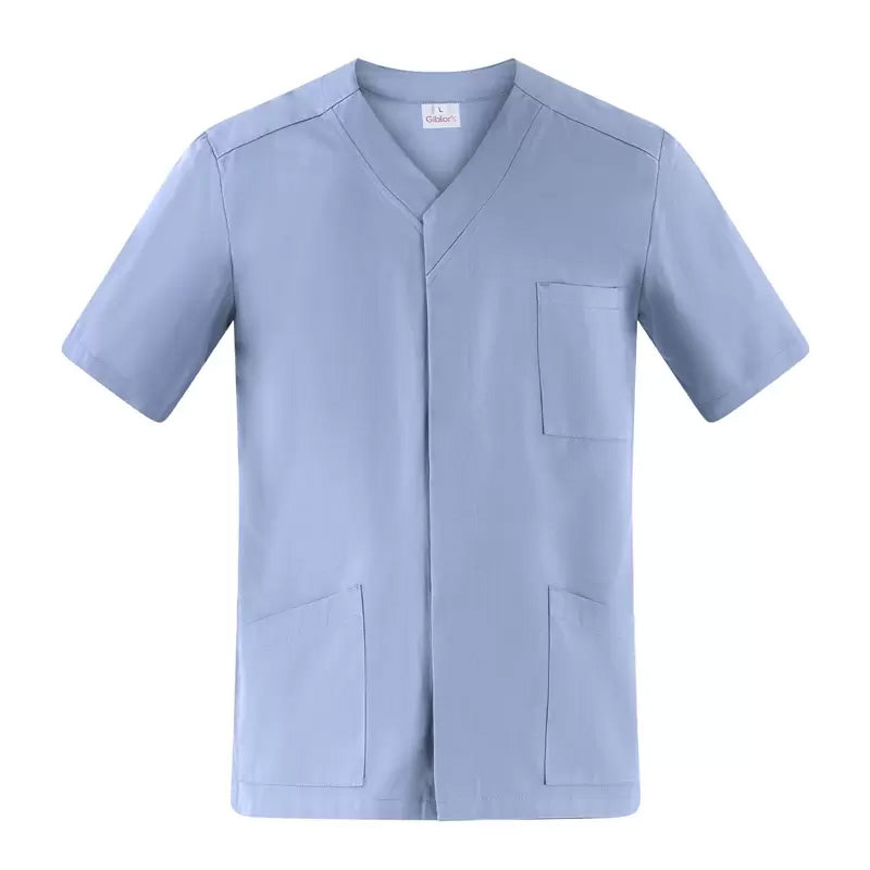 Casacca Franco Azzurro Casacca Uomo Manica Corta Medicale