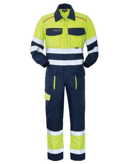 Tuta TPS Giallo Blu Tuta da Lavoro Multiprotezione Antiacido Antistatico