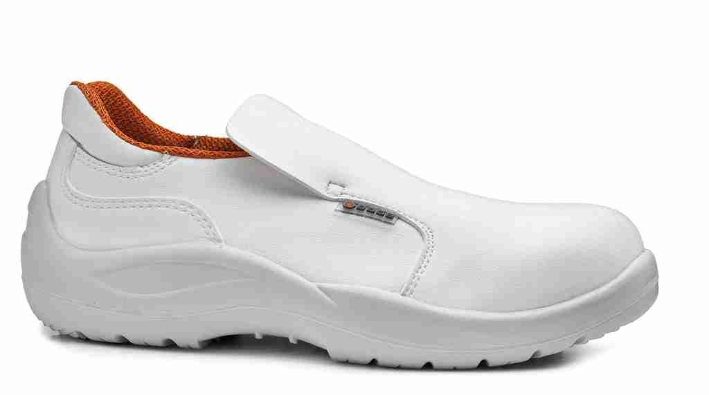 Mocassino Cloro Bianco S2 src Scarpa Cuoco Antiscivolo Idrorepellente