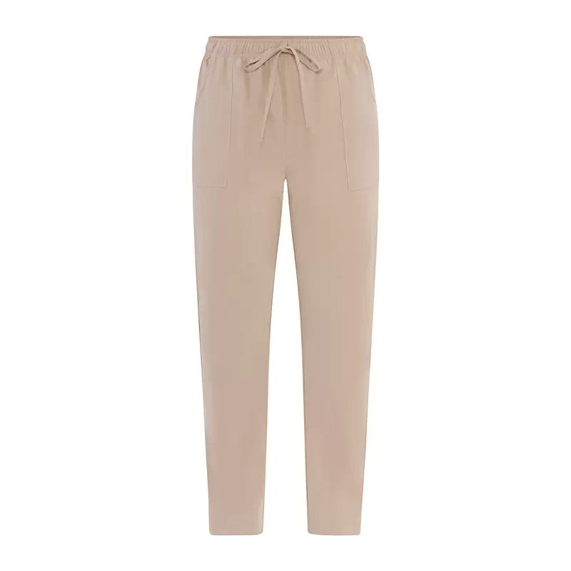 Pantalone Microfibra Alan Beige Pantalone Leggero No Stiro
