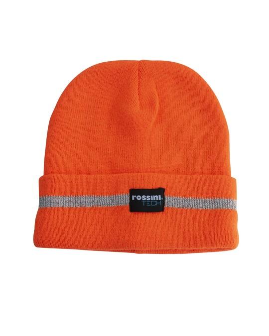 Zuccotto Hi-Vis Arancio Berretto in Maglia Alta Visibilità da Cantiere Asfaltatore Stradino