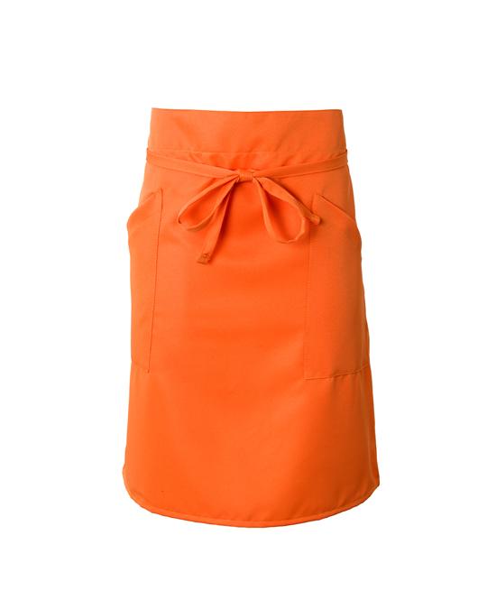 Grembiule Positano Arancio Grembiule Servizio Vita con Tascone