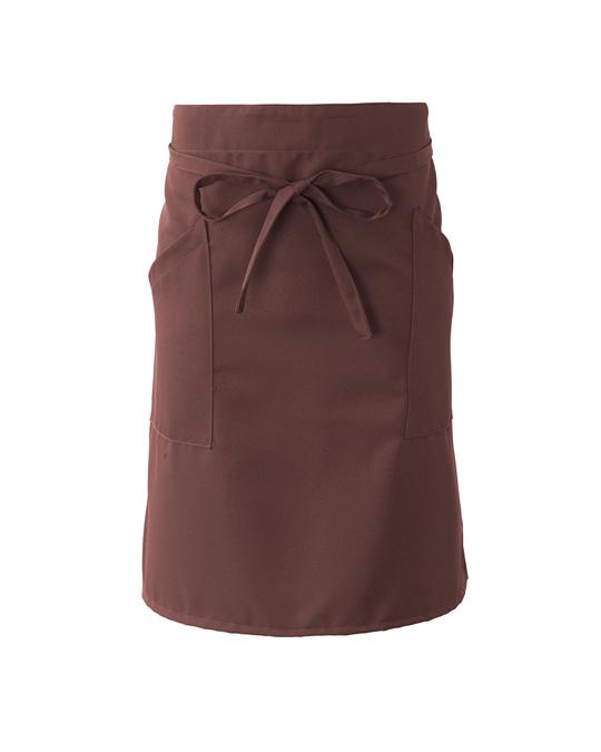 Grembiule Positano Marrone Grembiule Servizio Vita con Tascone