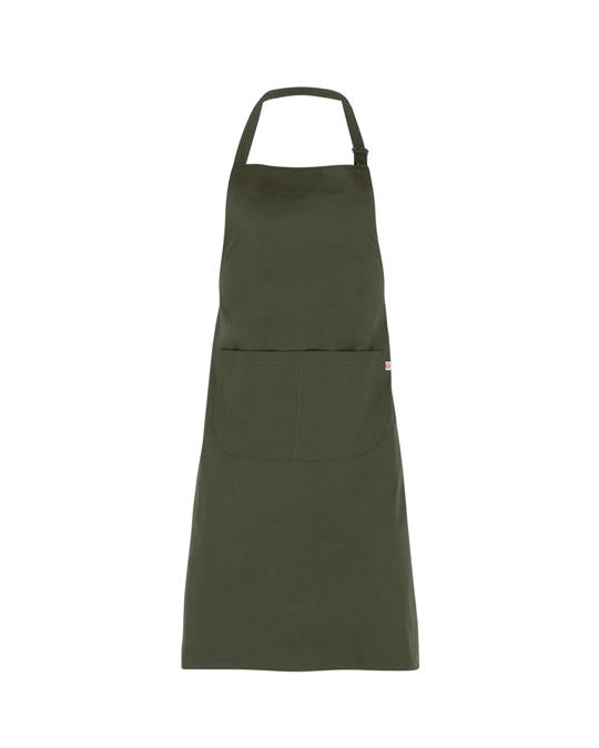 Grembiule Pettorina Zante Verde Militare Grembiule Cuoco con Tasca