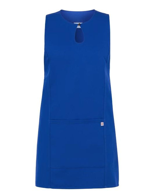 Scamiciato Gioia Royal Azzurro Grembiule Smanicato Donna Camereira Estetica Acconciature Pulizie