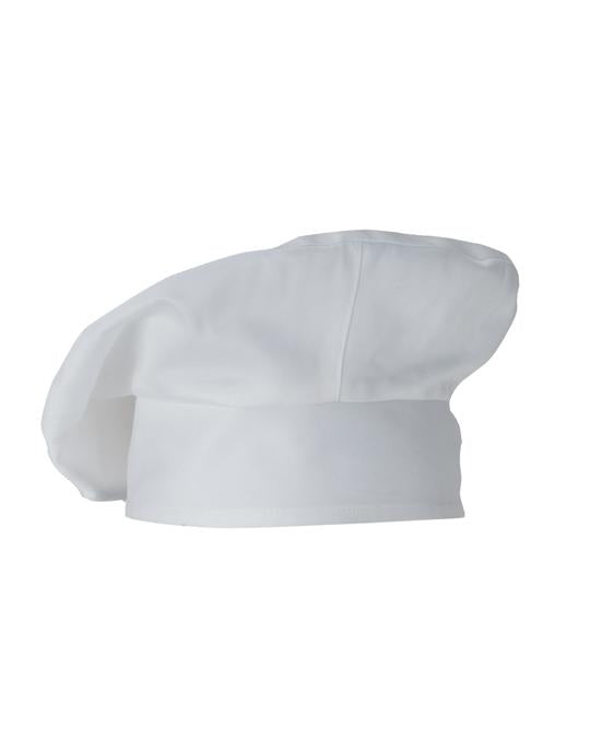 Cappello Cuoco Bianco Regolabile con Velcro