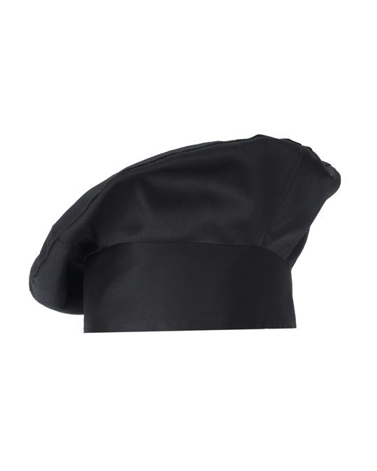 Cappello Cuoco Nero Regolabile con Velcro