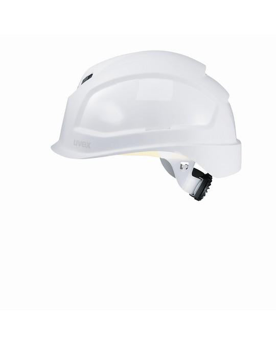 Elmetto da Ponteggi Bianco Pheos B-S-WR 9772-031 Caschetto da Cantiere Uvex